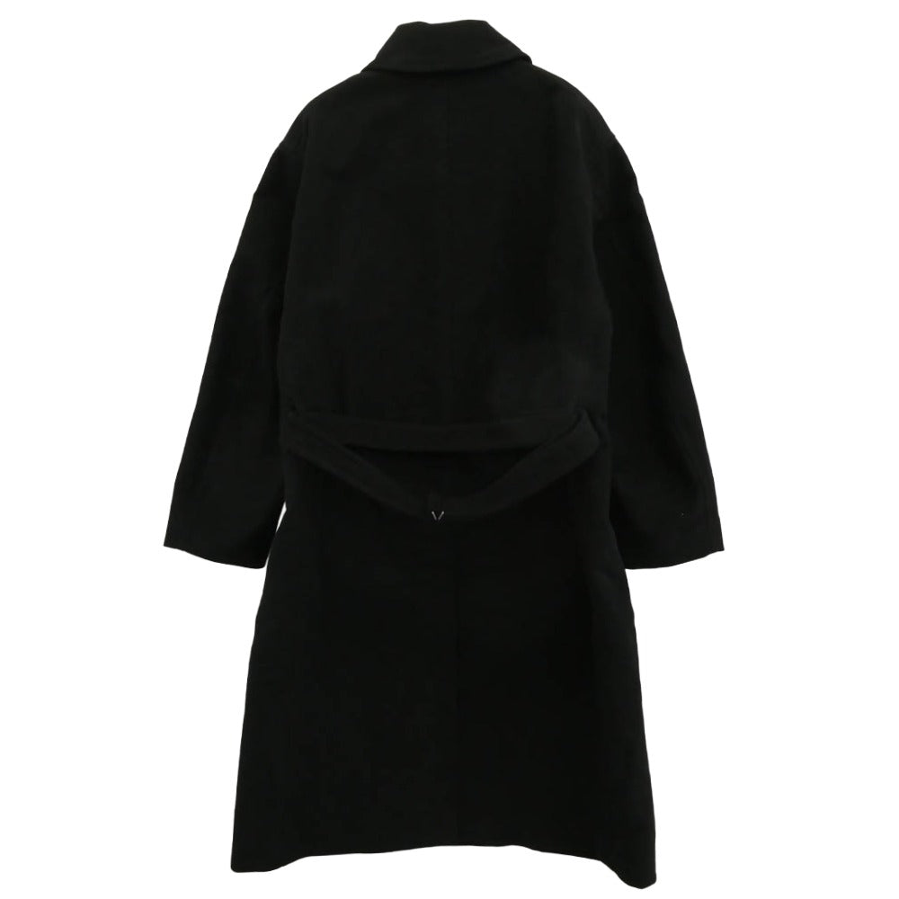 COMOLI コモリ 25AW C03-04012 モールスキンミリタリーコート ブラック