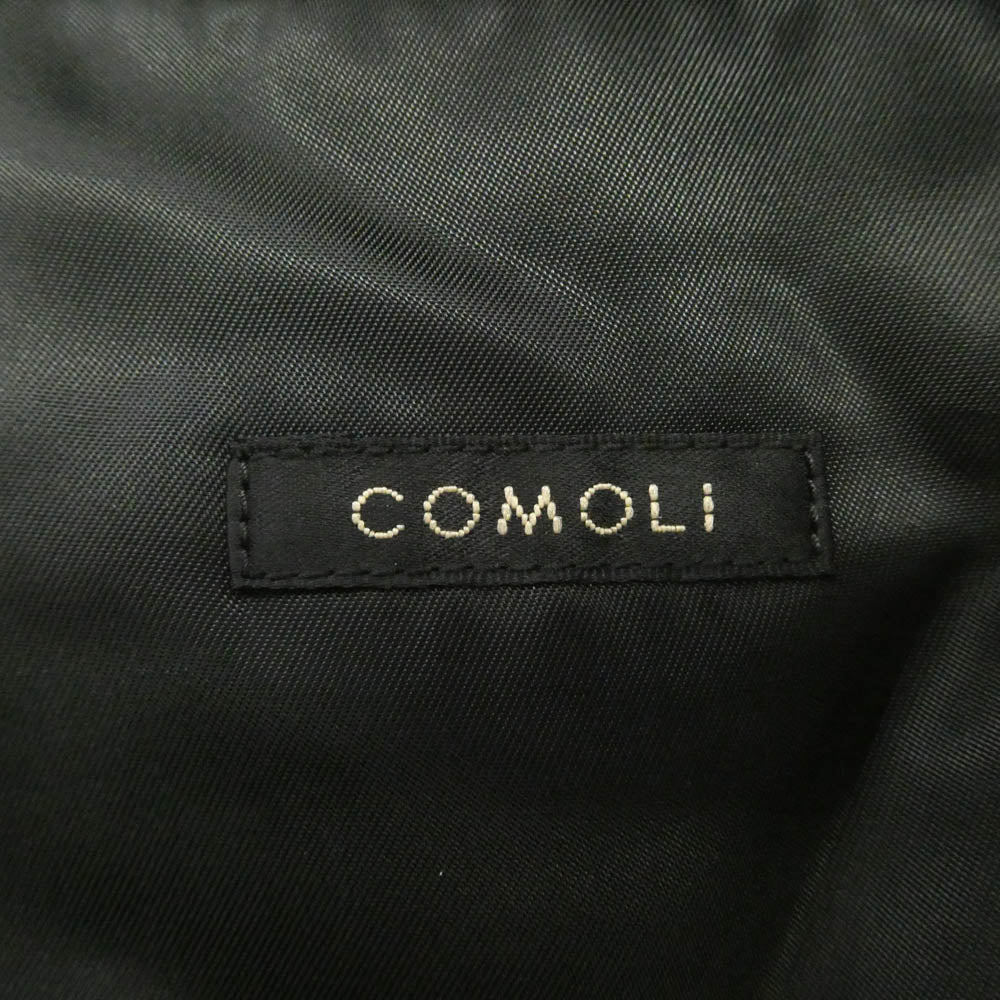 COMOLI コモリ 25AW C03-04012 モールスキンミリタリーコート ブラック系 3【中古】