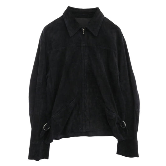 COMOLI コモリ 23SS X01-01020 シープスエード ジップ ショート ジャケット ブラック系 3【中古】