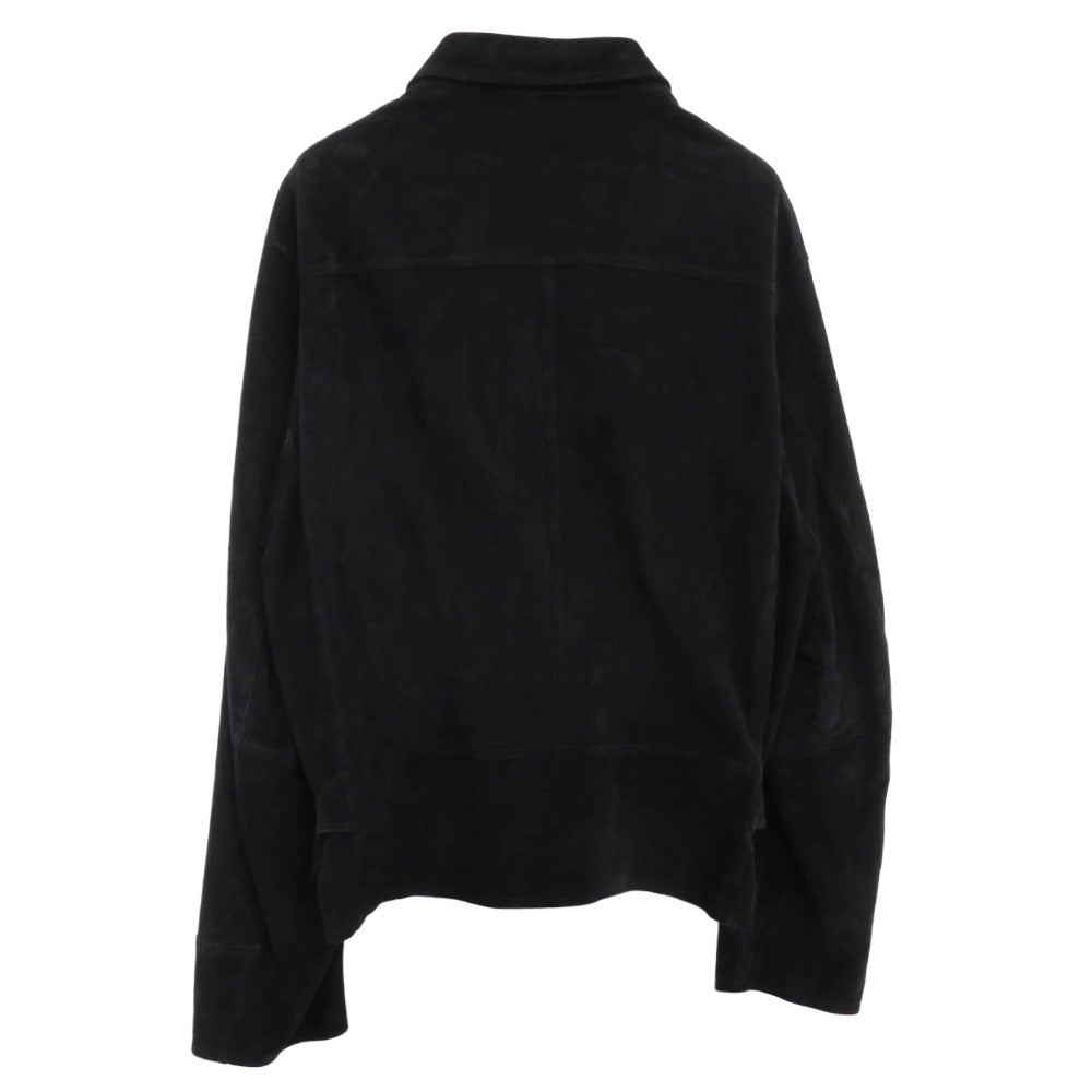 COMOLI コモリ 23SS X01-01020 シープスエード ジップ ショート ジャケット ブラック系 3【中古】