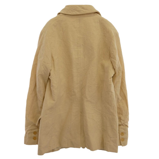 Paul Harnden ポールハーデン 英国製 NEW BLAZER リネンウール メンズ ニューブレザー ジャケット オフホワイト系 XL【中古】