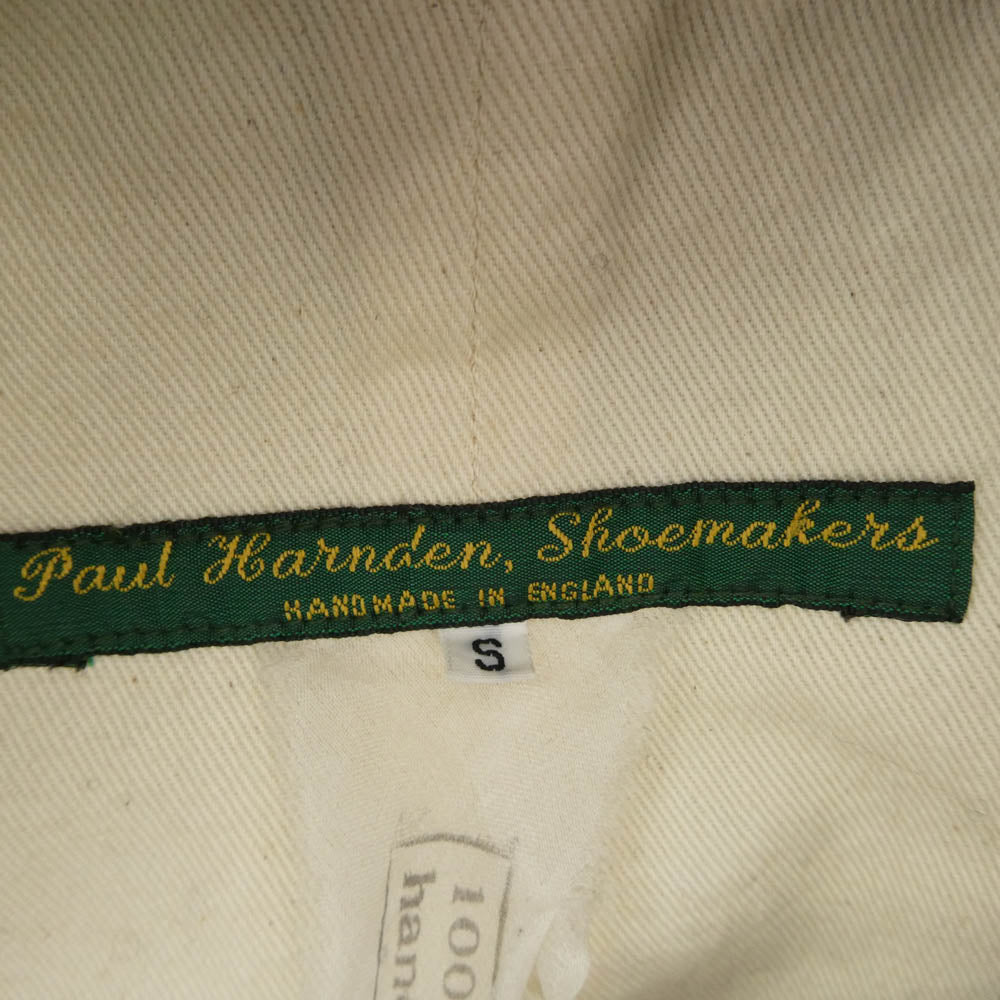 Paul Harnden ポールハーデン 英国製 Wax Mac Coat ワックスコットン オイルド マックコート ダークブラウン系 S【中古】
