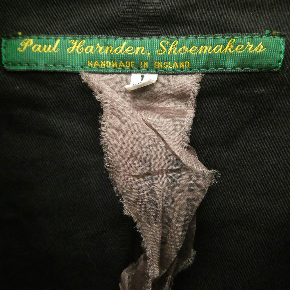 Paul Harnden ポールハーデン 英国製 スエード ブレザー レザー ジャケット ダークブラウン系 L【中古】