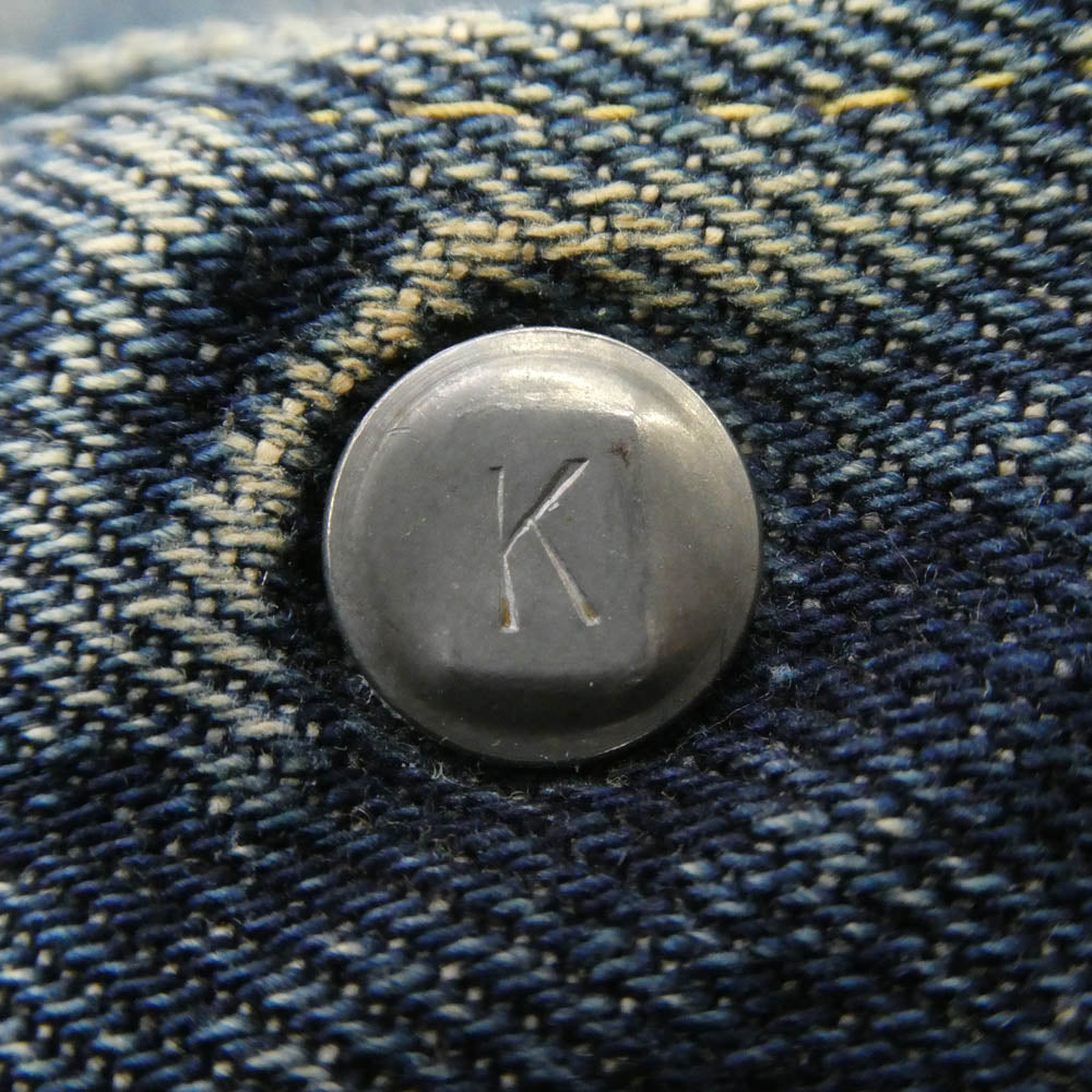 Levi's リーバイス 60s 501XX 紙パッチ ギャラ無し ボタン裏刻印K センターオフセット インディゴブルー系 W28inch程度【中古】