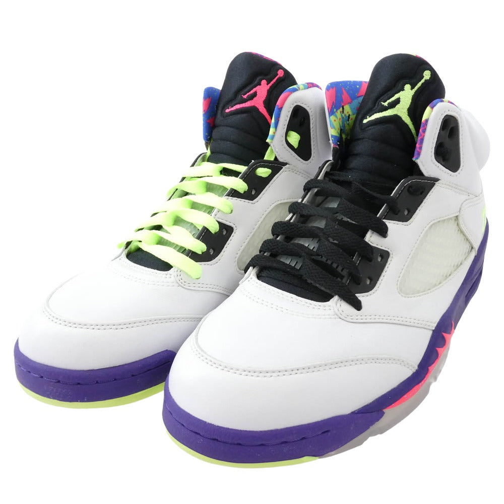 NIKE AIR JORDAN ナイキ ジョーダン DB3335-100 Air Jordan 5 Alternate Bel-Air AJ5 エアジョーダン オルタネート ベルエア スニーカー ホワイト系 27.5cm【中古】