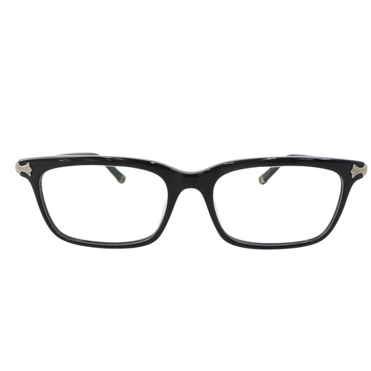 CHROME HEARTS クロムハーツ（原本無） FUN HATCH-A CHクロス スクエアフレーム 眼鏡 メガネ アイウェア サングラス ブラック系【中古】