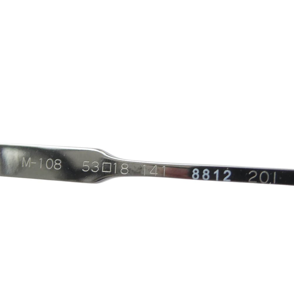 フォーナインズ M-108 8812 度入り メガネ 眼鏡 アイウェア フレーム：グレー系　レンズ：クリア系 53□18-141【中古】