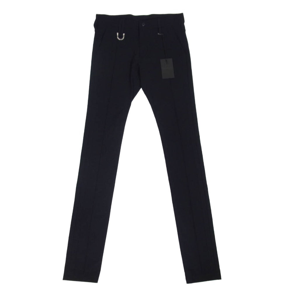 kiryuyrik キリュウキリュウ KR-HP37TP-600 High Tension Jersey Skinny Slacks ハイ テンション ジャージー スキニー スラックス パンツ ブラック系 M【新古品】【未使用】【中古】