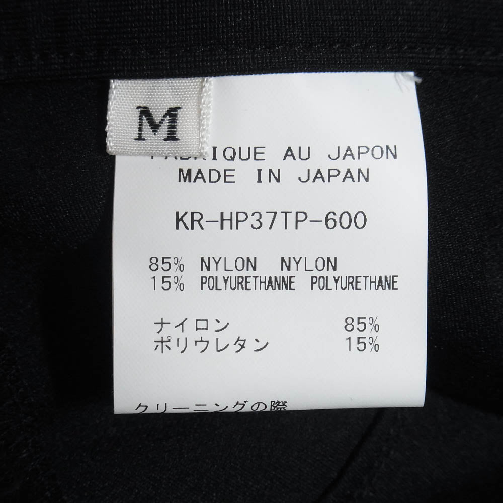 kiryuyrik キリュウキリュウ KR-HP37TP-600 High Tension Jersey Skinny Slacks ハイ テンション ジャージー スキニー スラックス パンツ ブラック系 M【新古品】【未使用】【中古】