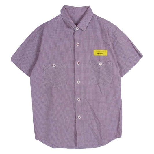 LYNCH SILVERSMITH リンチシルバースミス Heavy Gauge ADULTS ONLY チェック 半袖 シャツ レッド系 S【中古】