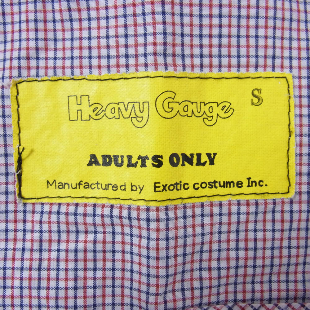 LYNCH SILVERSMITH リンチシルバースミス Heavy Gauge ADULTS ONLY チェック 半袖 シャツ レッド系 S【中古】
