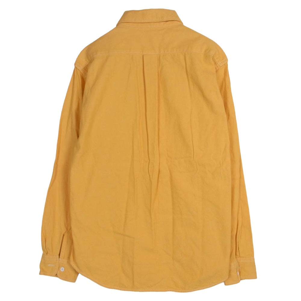 LYNCH SILVERSMITH リンチシルバースミス Heavy Gauge ADULTS ONLY コットン キャンバス 長袖 シャツ イエロー イエロー系 S【中古】