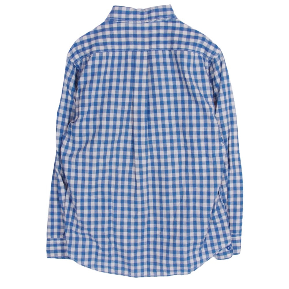 LYNCH SILVERSMITH リンチシルバースミス Heavy Gauge ADULTS ONLY チェック 長袖 シャツ ブルー ブルー系 S【中古】