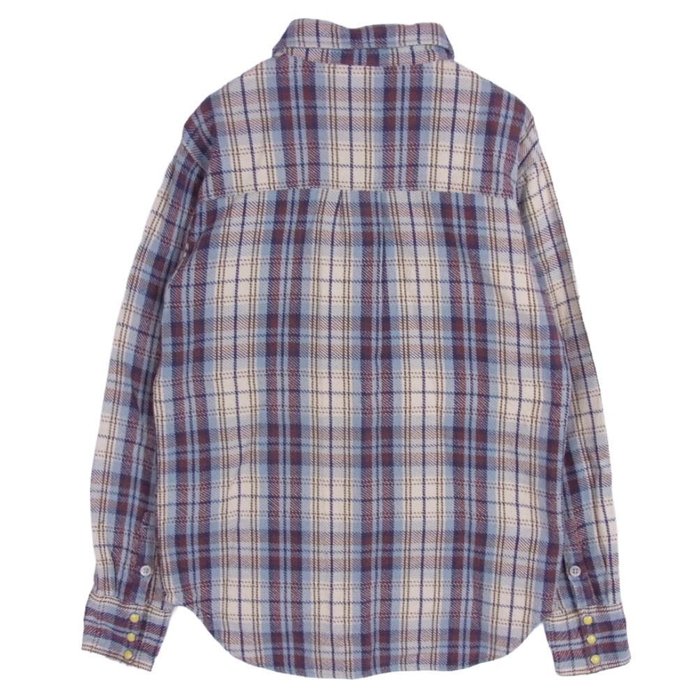 チョロス CHS ヘビーネル シャツ ブルー系 S【中古】