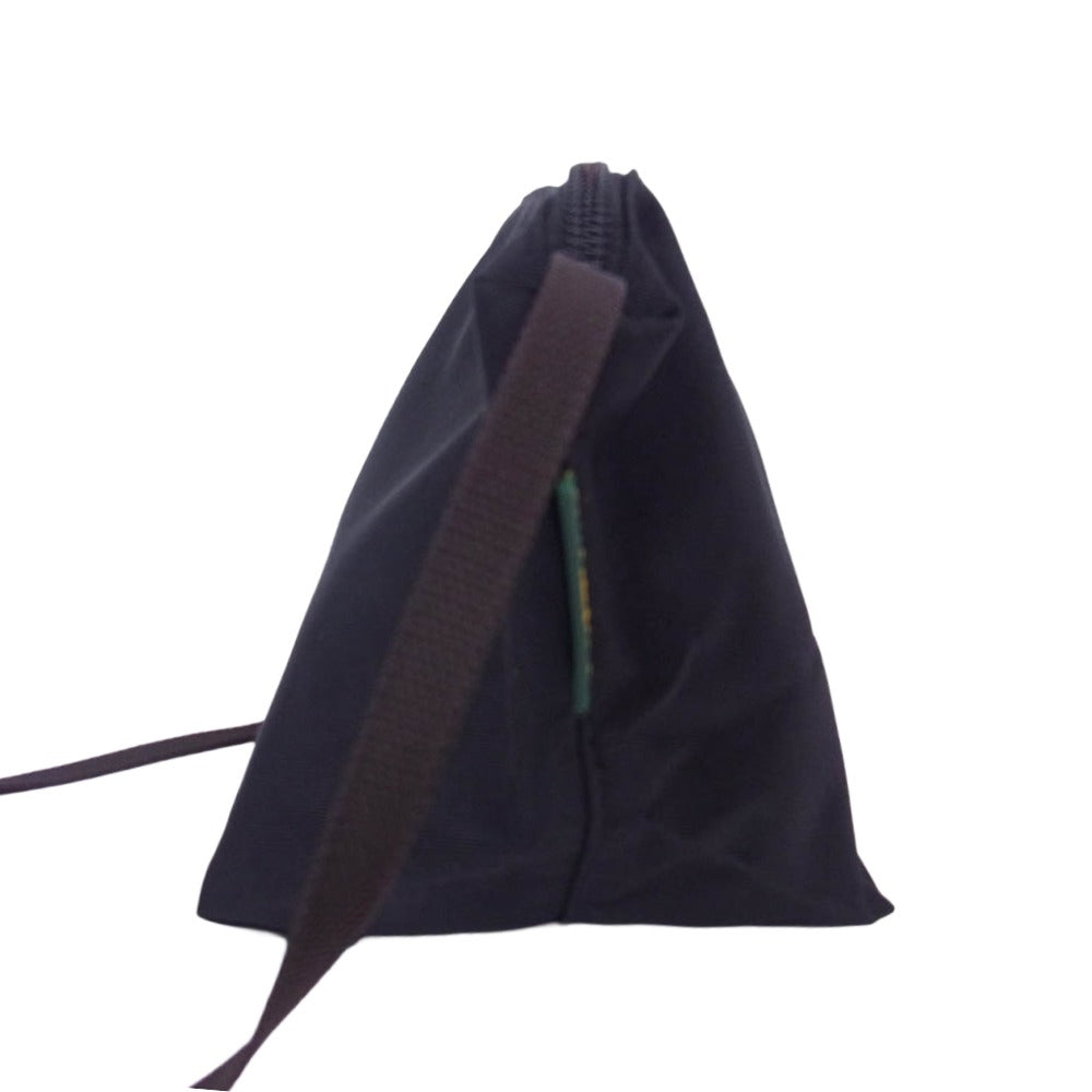 Herve Chapelier エルベ・シャプリエ 2885N ナイロン 舟型 ショルダーバッグ ノワール ブラック ブラック系【中古】