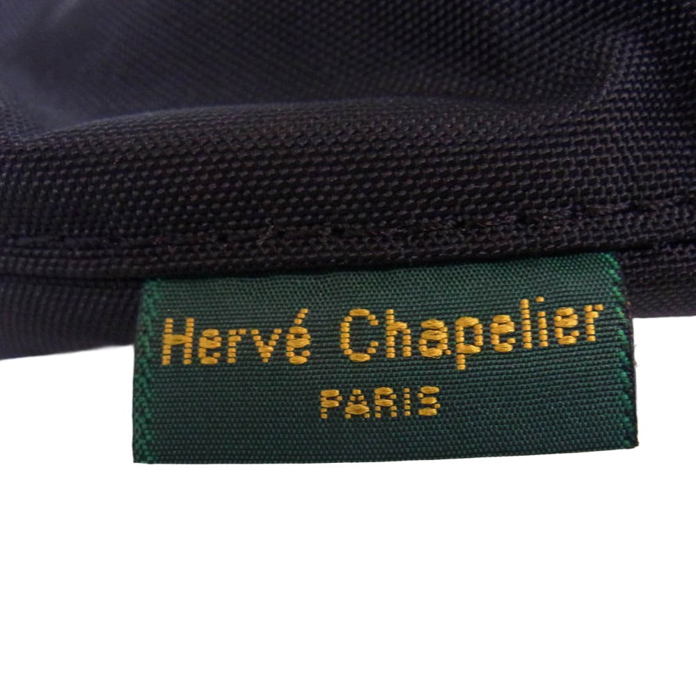 Herve Chapelier エルベ・シャプリエ 2885N ナイロン 舟型 ショルダーバッグ ノワール ブラック ブラック系【中古】