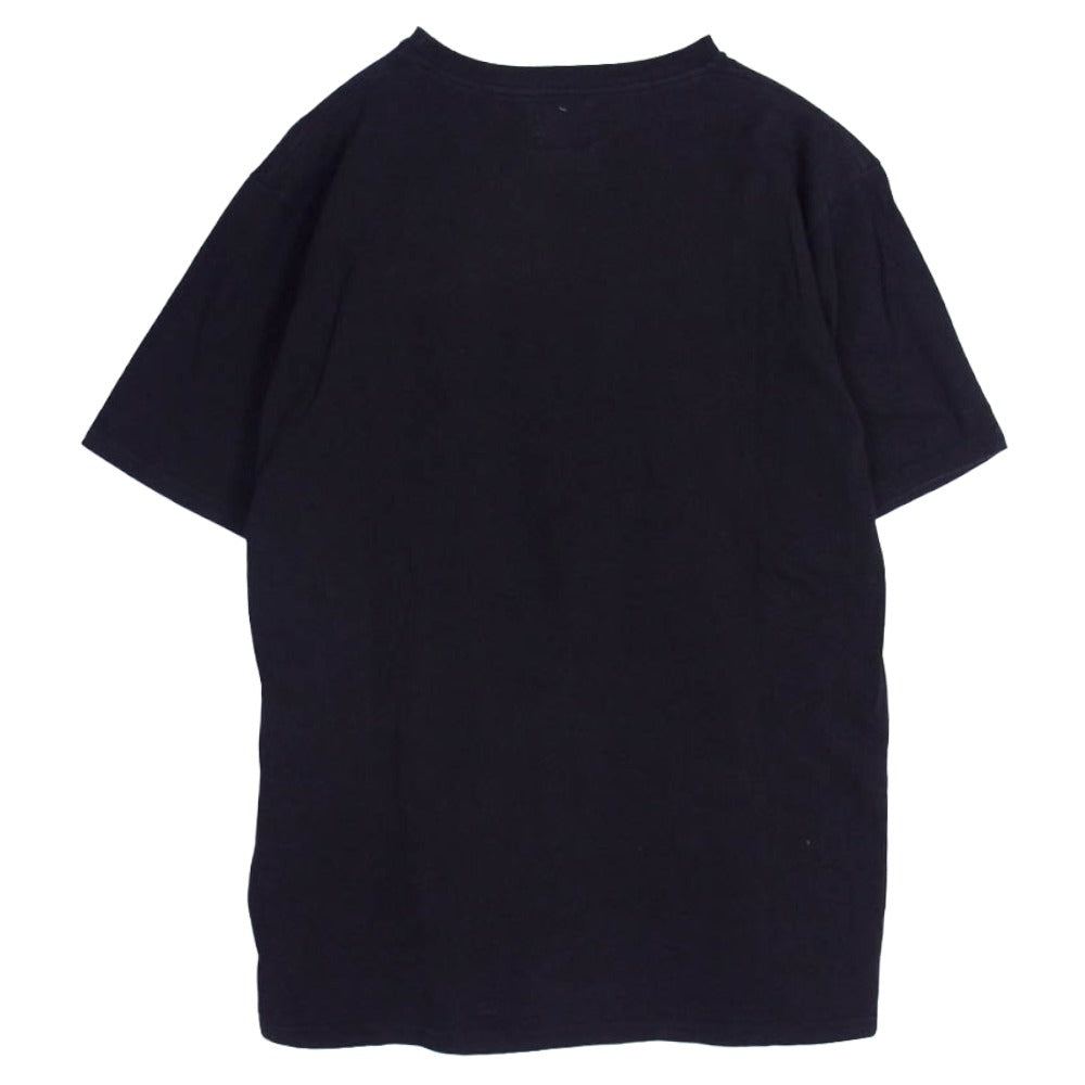 STUSSY ステューシー USA製 90s Old オールド ロゴ プリント 半袖 Tシャツ ブラック ブラック系 M【中古】