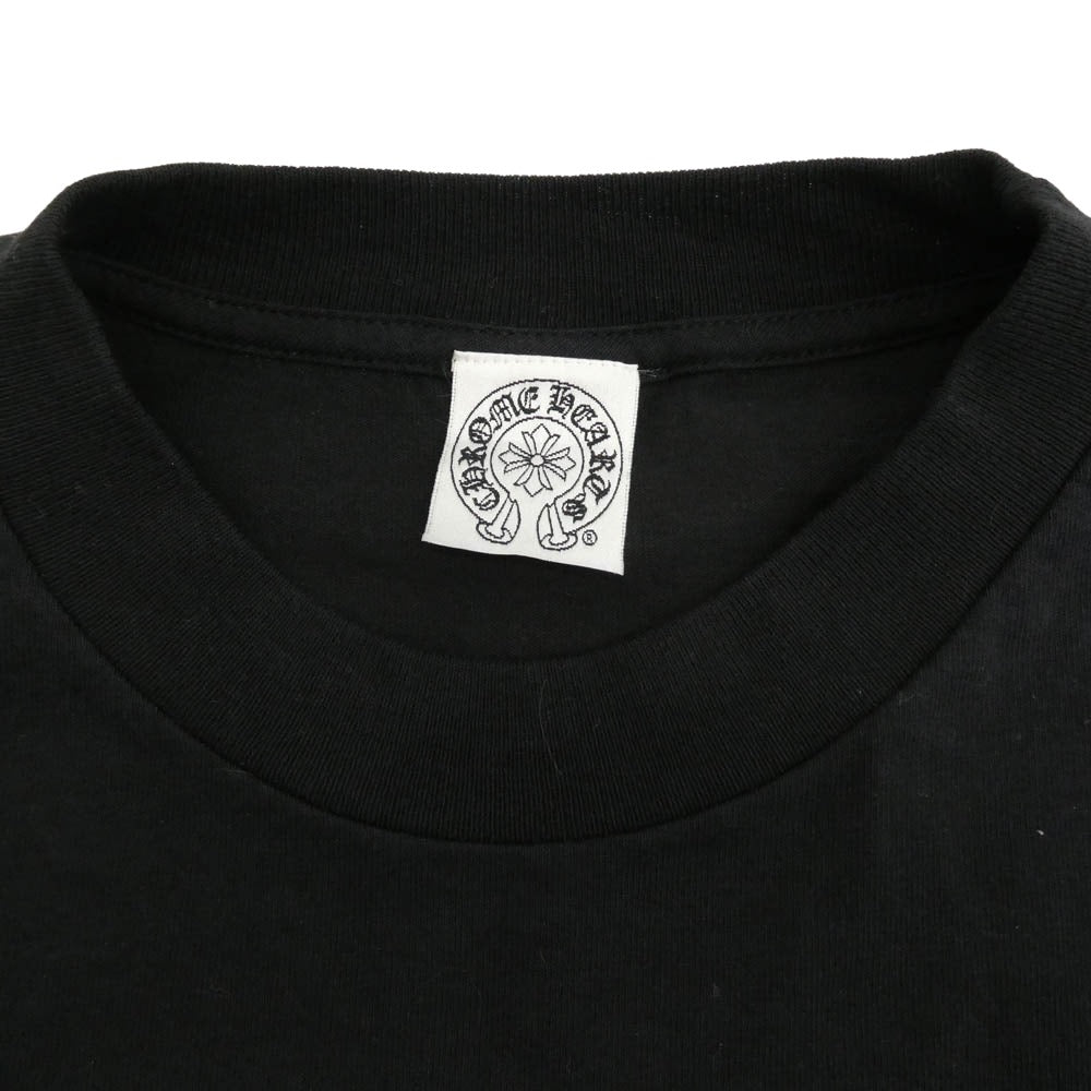 CHROME HEARTS クロムハーツ（原本無） オールド ホースシュー 刺繍 長袖 Tシャツ ブラック ブラック系 M【中古】
