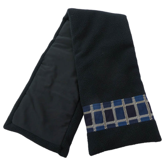 KUON クオン 252GD071417 High Pile Fleece Scarf ハイパイル フリース スカーフ ブラック系【新古品】【未使用】【中古】