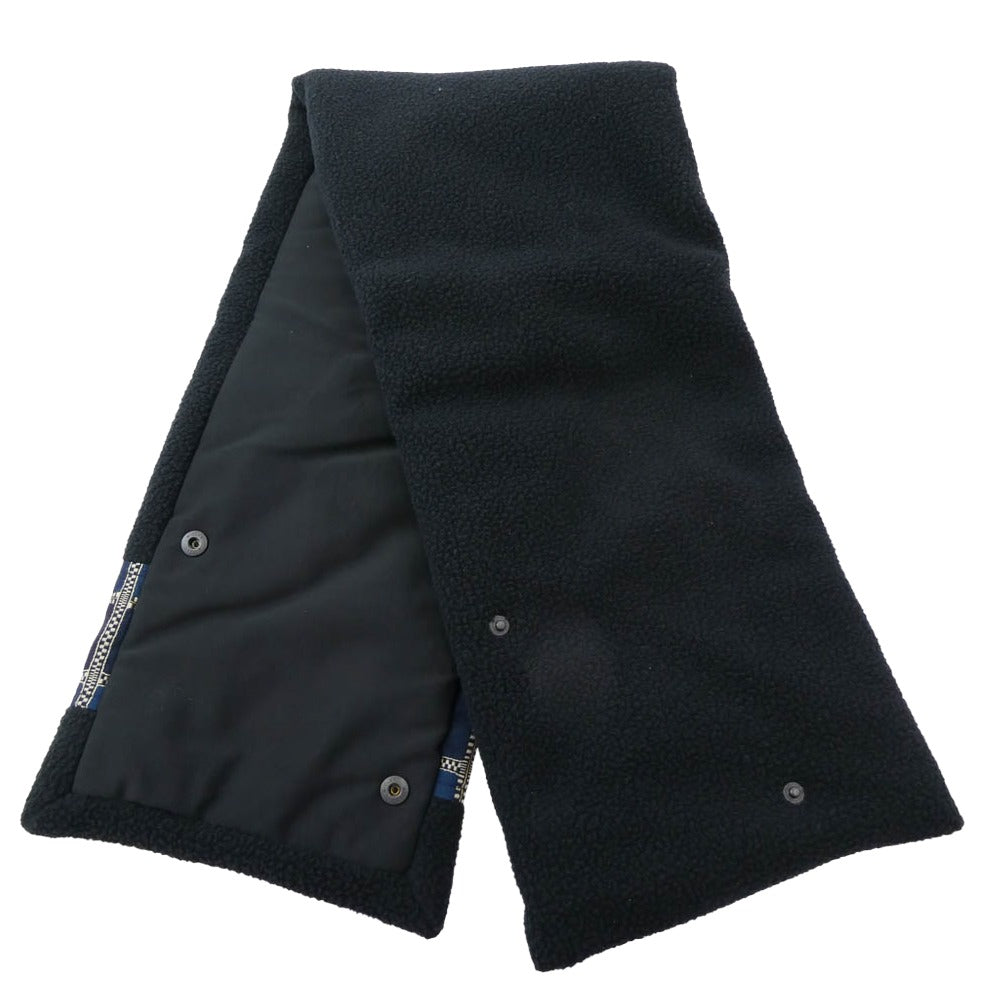 KUON クオン 252GD071417 High Pile Fleece Scarf ハイパイル フリース スカーフ ブラック系【新古品】【未使用】【中古】