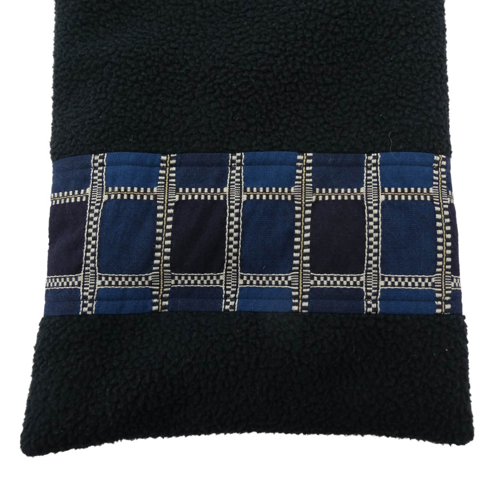 KUON クオン 252GD071417 High Pile Fleece Scarf ハイパイル フリース スカーフ ブラック系【新古品】【未使用】【中古】