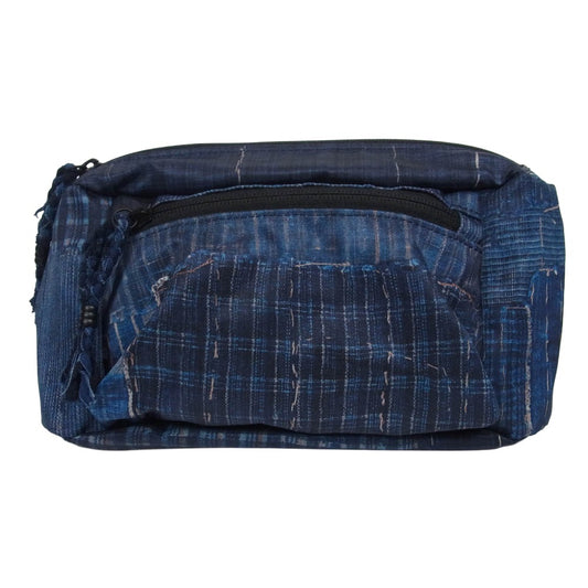 KUON クオン 25AW 145BA015400 Boro Waist Bag ボロ ウェストバッグ ネイビー系【新古品】【未使用】【中古】