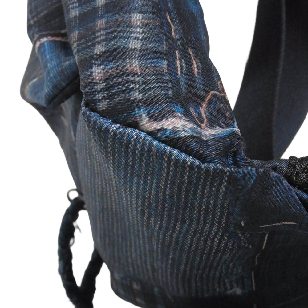 KUON クオン 25AW 145BA015400 Boro Waist Bag ボロ ウェストバッグ ネイビー系【新古品】【未使用】【中古】