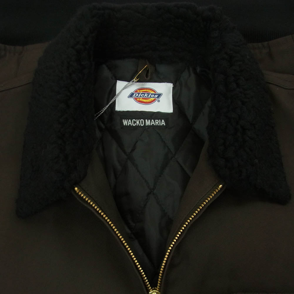 WACKO MARIA ワコマリア 25FW-WMO-DC01 Dickies ディッキーズ WORK JACKET ワーク ジャケット ダークブラウン系 BROWN M【極上美品】【中古】