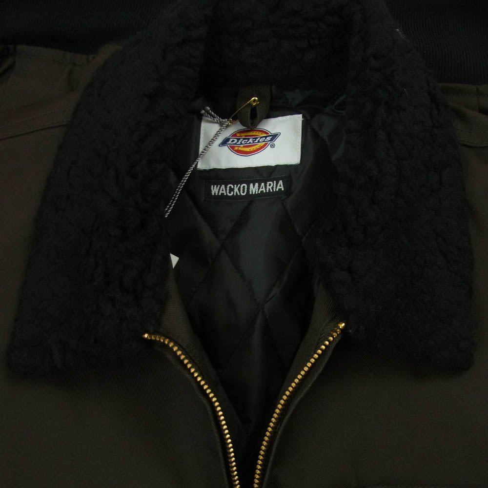 WACKO MARIA ワコマリア 25FW-WMO-DC01 Dickies ディッキーズ WORK JACKET ワーク ジャケット ダークブラウン系 BROWN S【極上美品】【中古】