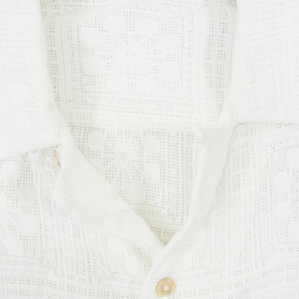 オールセインツ M050SA CALETA SS SHIRT レース インド製 半袖 シャツ ホワイト系 S【中古】