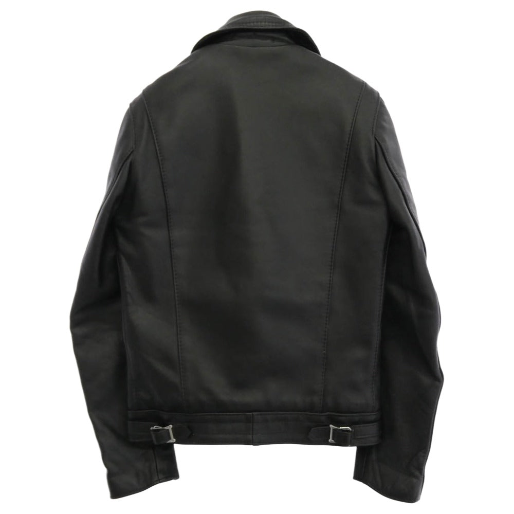 Lewis Leathers ルイスレザー 441T CYCLONE TIGHT FIT HORSEHIDE サイクロン タイト フィット カウハイド ダブル ライダース ジャケット ブラック系 36【中古】