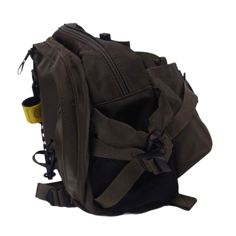 PORTER ポーター 997-26858 POTR ピー・オー・ティー・アール RIDE WAIST BAG ライド ウエストバッグ キーチェン アームリフレクター付 モスグリーン系【中古】