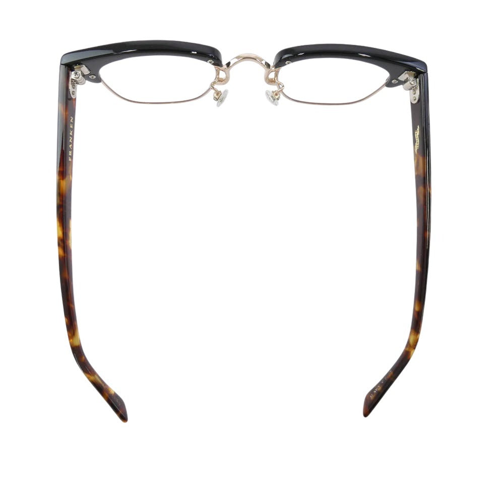 グルーバー FRANKEN COL-7 フランケン 眼鏡 アイウェア 度無し クリア レンズ ブラック系 ブラウン系 46□23-145【中古】