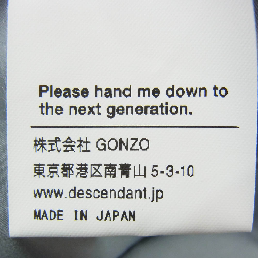 DESCENDANT ディセンダント TIDE SHORTS ナイロン ハーフ ショート パンツ グレー系 3【中古】