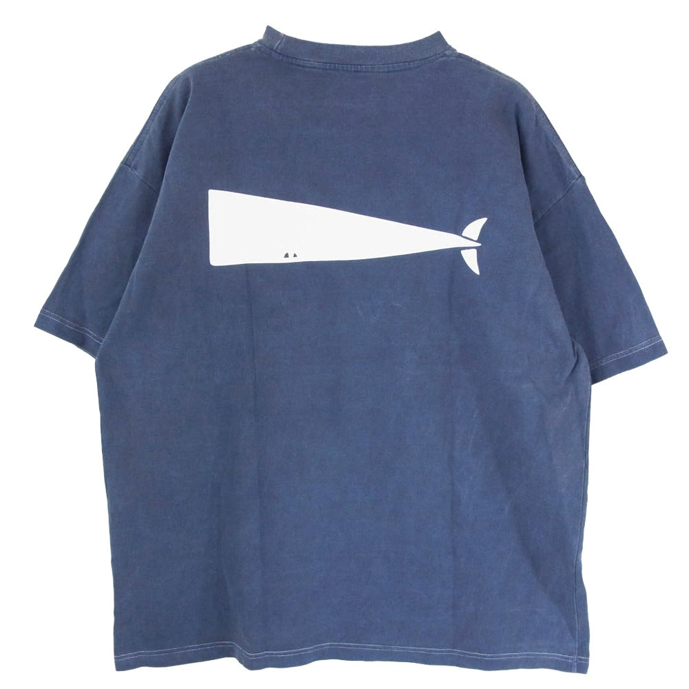 DESCENDANT ディセンダント 25SS 251ATDS-CSM15 DESCENDANT CACHALOT ORGANIC COTTON SS PIGMENT DYE ピグメントダイ加工 カシャロット オーガニック コットン 半袖 Tシャツ カットソー ブルー系 3【中古】