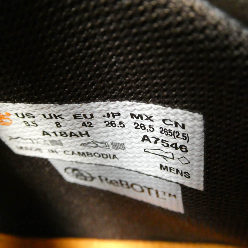Timberland ティンバーランド A18AH FIELD BOOT F&L WP フィールド ブーツ ファブリック＆レザー ウォーター プルーフ ブラウン系 グリーン系 26.5cm【中古】