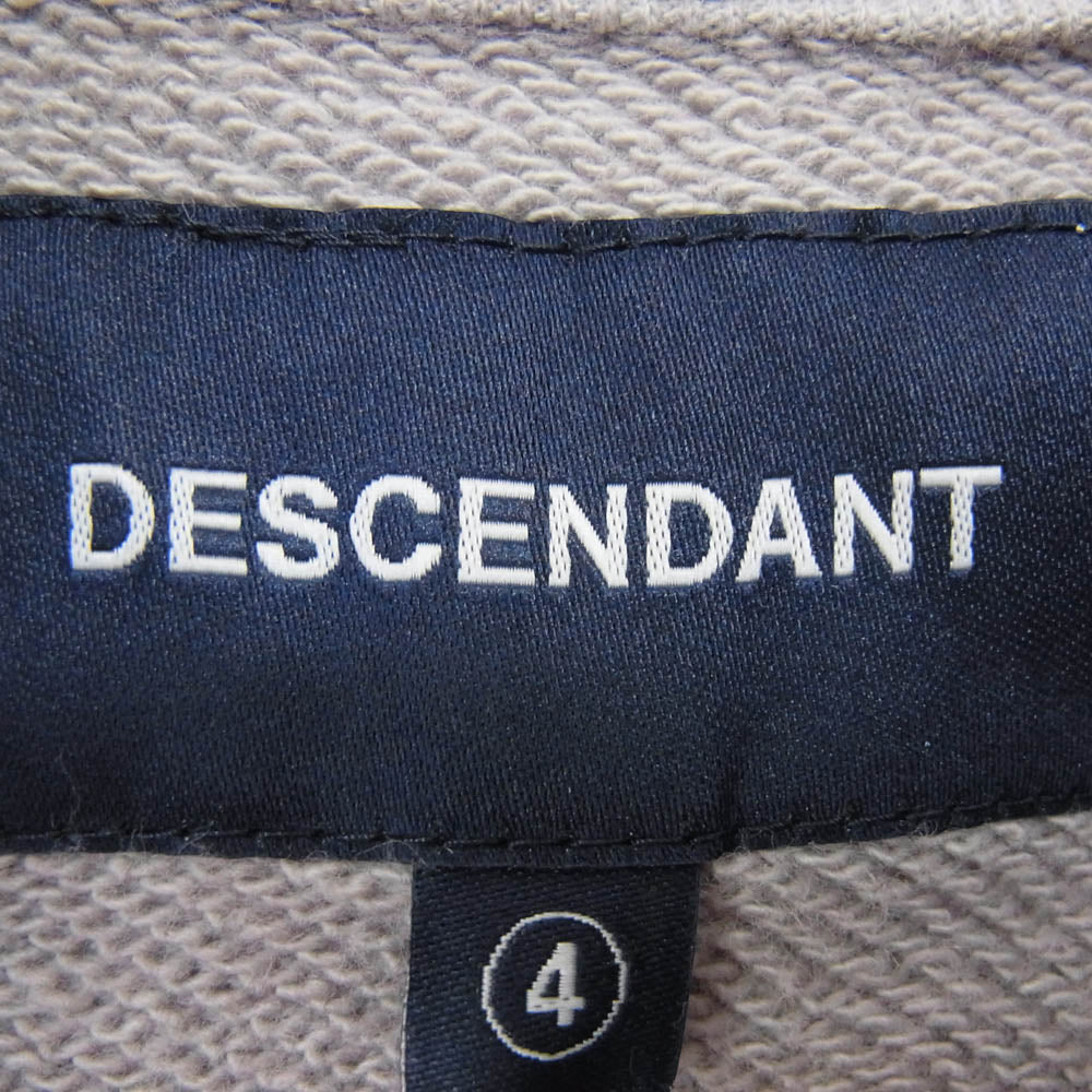 DESCENDANT ディセンダント 23SS SHIP HOODY シップ バックロゴ