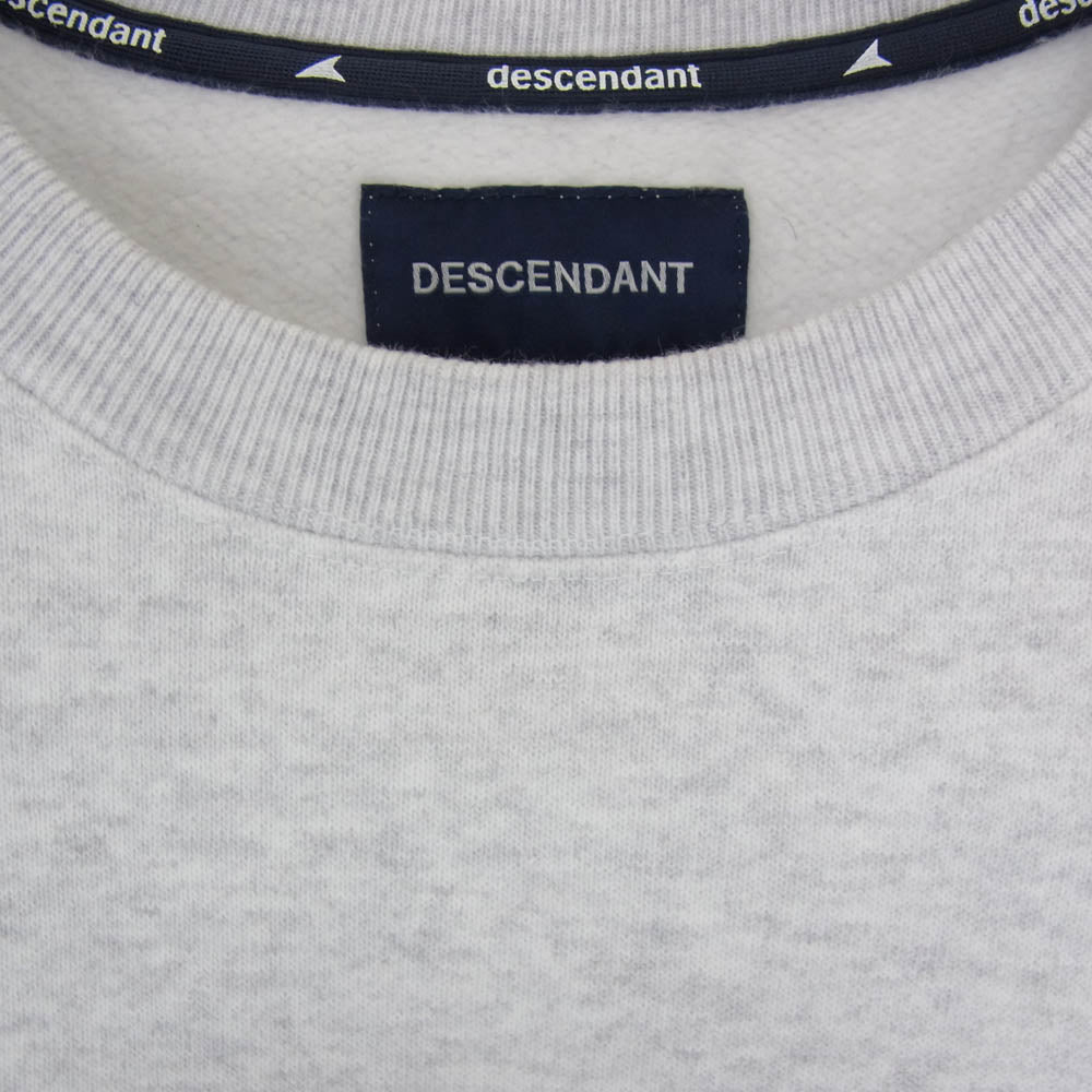 DESCENDANT ディセンダント 24AW HORIZON CREWNECK SWEAT ホライズン クルー ネック スウェット グレー系 2【中古】