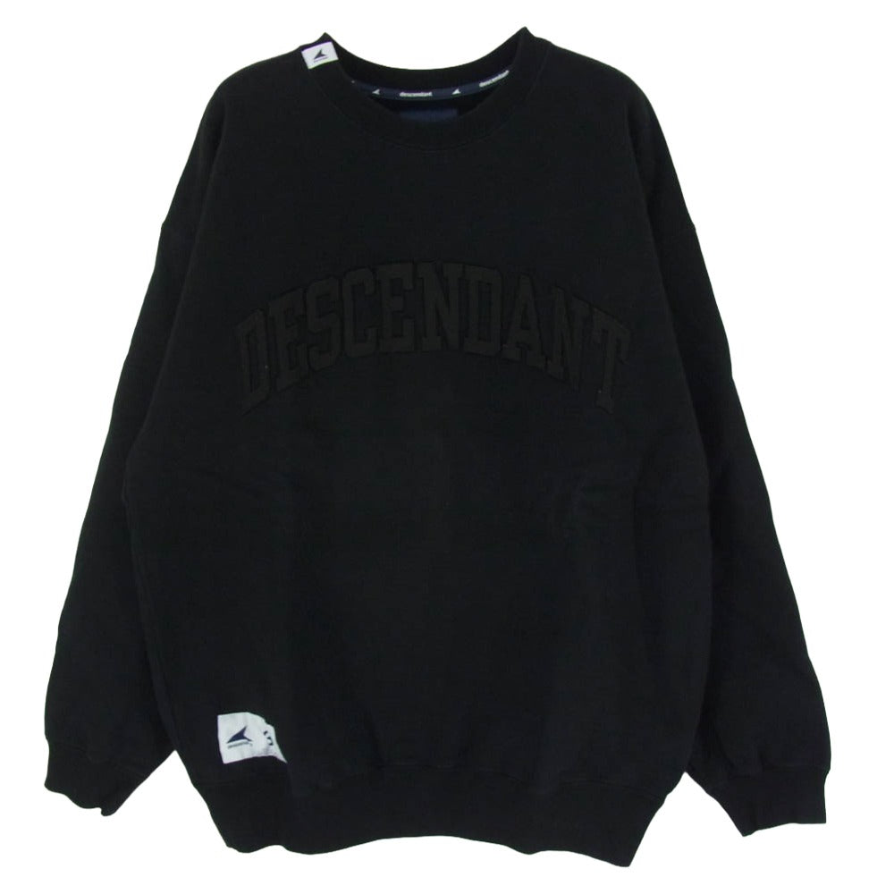 DESCENDANT ディセンダント 24AW Ron Herman Black Collection Team Sweat Pullover ロンハーマン チーム スウェット プルオーバー 長袖 ブラック系 3【中古】