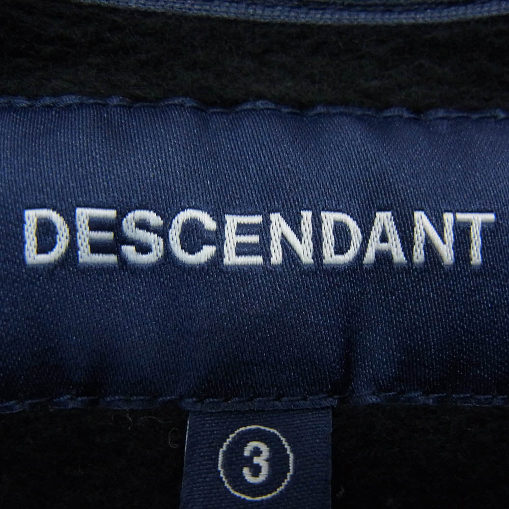 DESCENDANT ディセンダント 24AW Ron Herman Black Collection Team Sweat Pullover ロンハーマン チーム スウェット プルオーバー 長袖 ブラック系 3【中古】