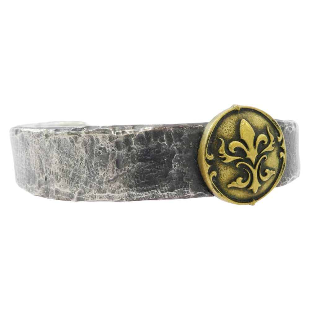 ラウドスタイルデザイン CRE-001 VANITAS クローズEXPLODE 鏑木施雄モデル バングル シルバー925×ブラス シルバー系 ゴールド系【中古】