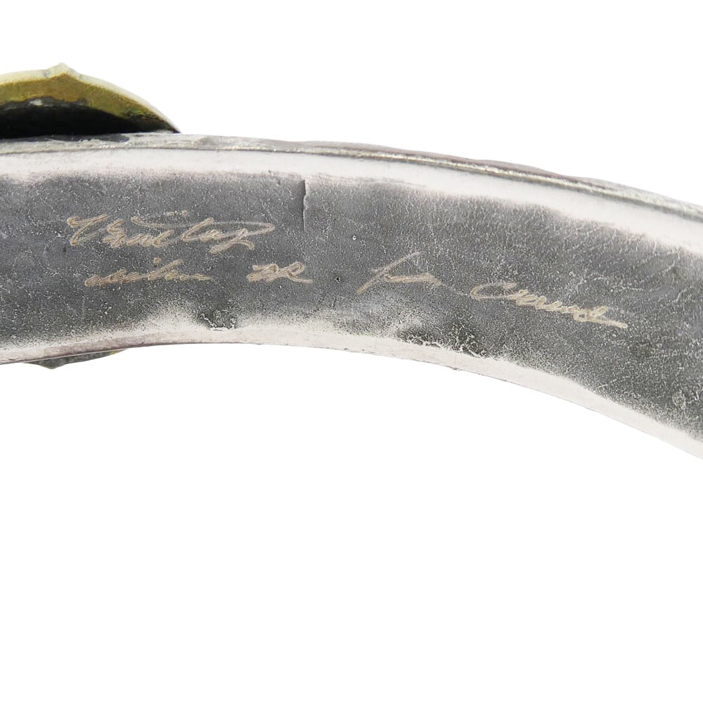 ラウドスタイルデザイン CRE-001 VANITAS クローズEXPLODE 鏑木施雄モデル バングル シルバー925×ブラス シルバー系 ゴールド系【中古】