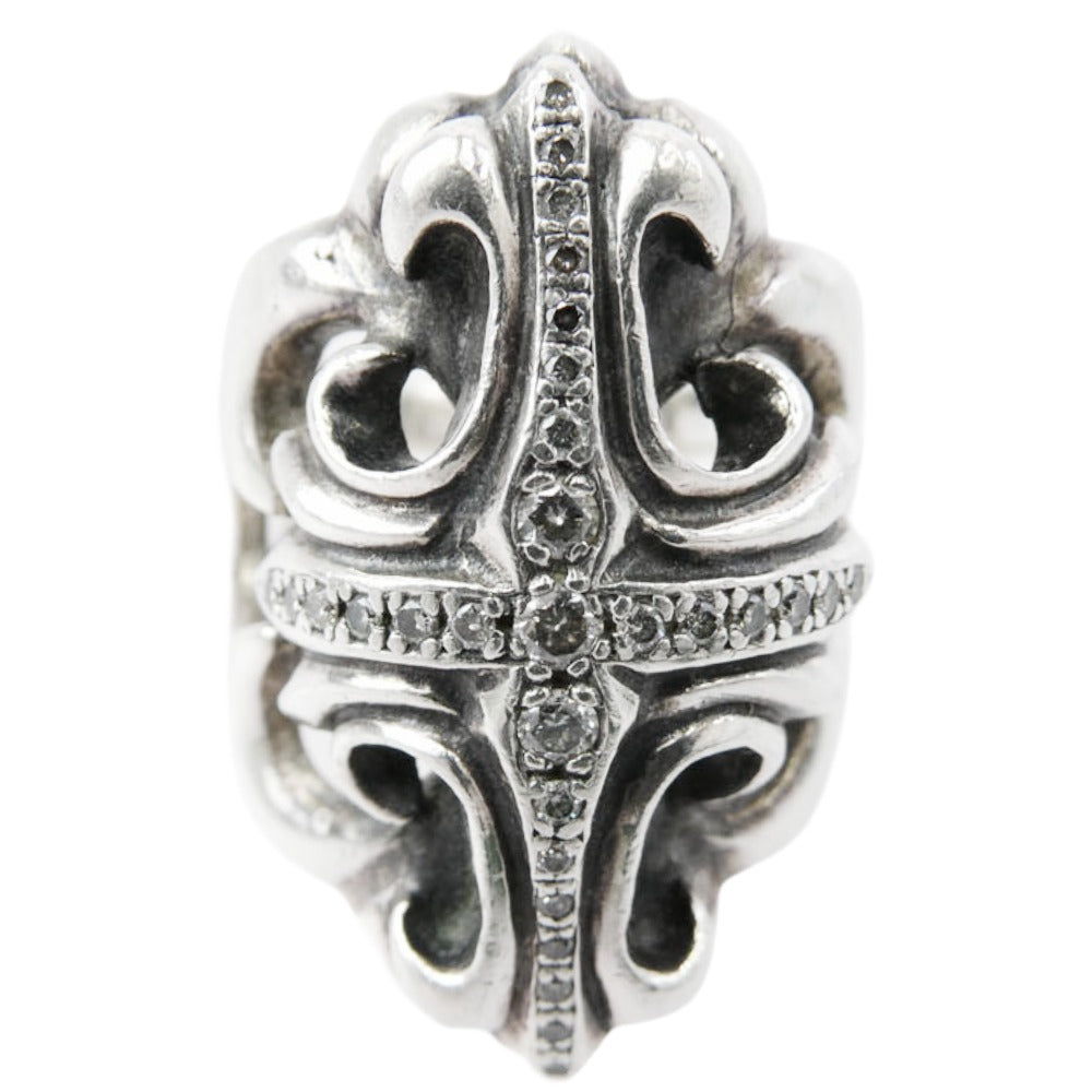 ラウドスタイルデザイン TEMPER RING テンパー リング ダイヤカスタム アフターパヴェダイヤ シルバー925 シルバー系 17.5号【中古】