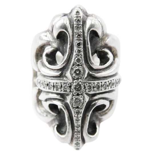 ラウドスタイルデザイン TEMPER RING テンパー リング ダイヤカスタム アフターパヴェダイヤ シルバー925 シルバー系 17.5号【中古】