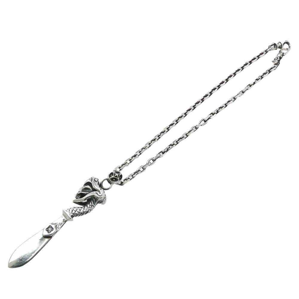 ラウドスタイルデザイン LGN-108 LSD GET IN THE RING LOUD SLASHER SILVER NECKLACE ラウド スラッシャー ネックレス シルバー925 シルバー系【中古】