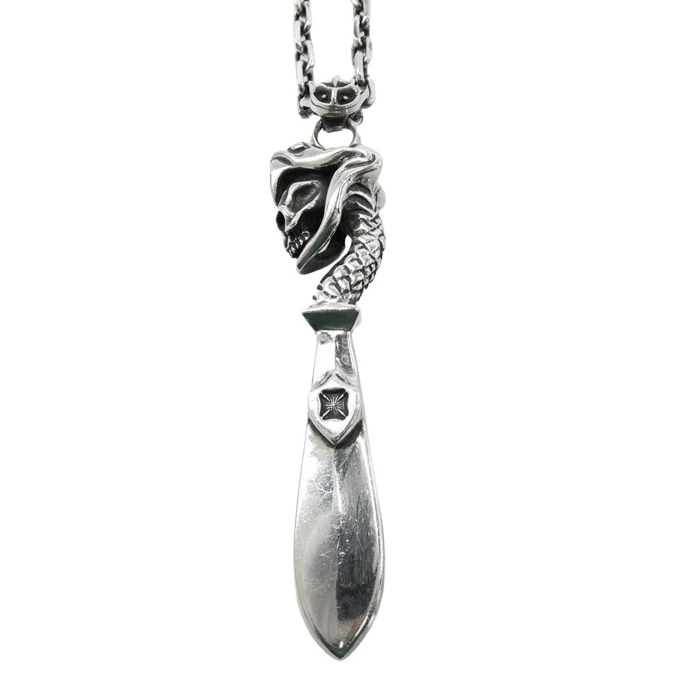 ラウドスタイルデザイン LGN-108 LSD GET IN THE RING LOUD SLASHER SILVER NECKLACE ラウド スラッシャー ネックレス シルバー925 シルバー系【中古】