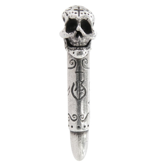 GALCIA ガルシア SKULL バレット スカル ペンダント トップ シルバー系【中古】