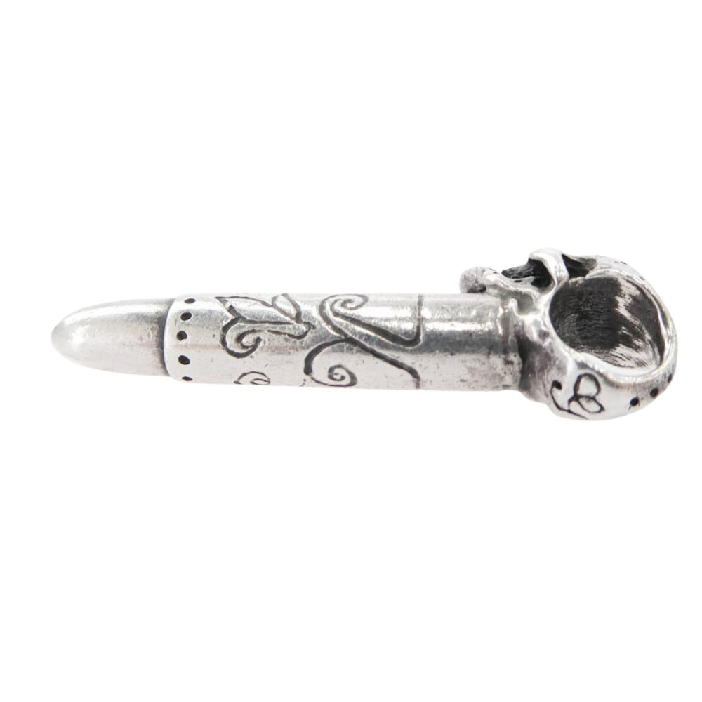 GALCIA ガルシア SKULL バレット スカル ペンダント トップ シルバー系【中古】