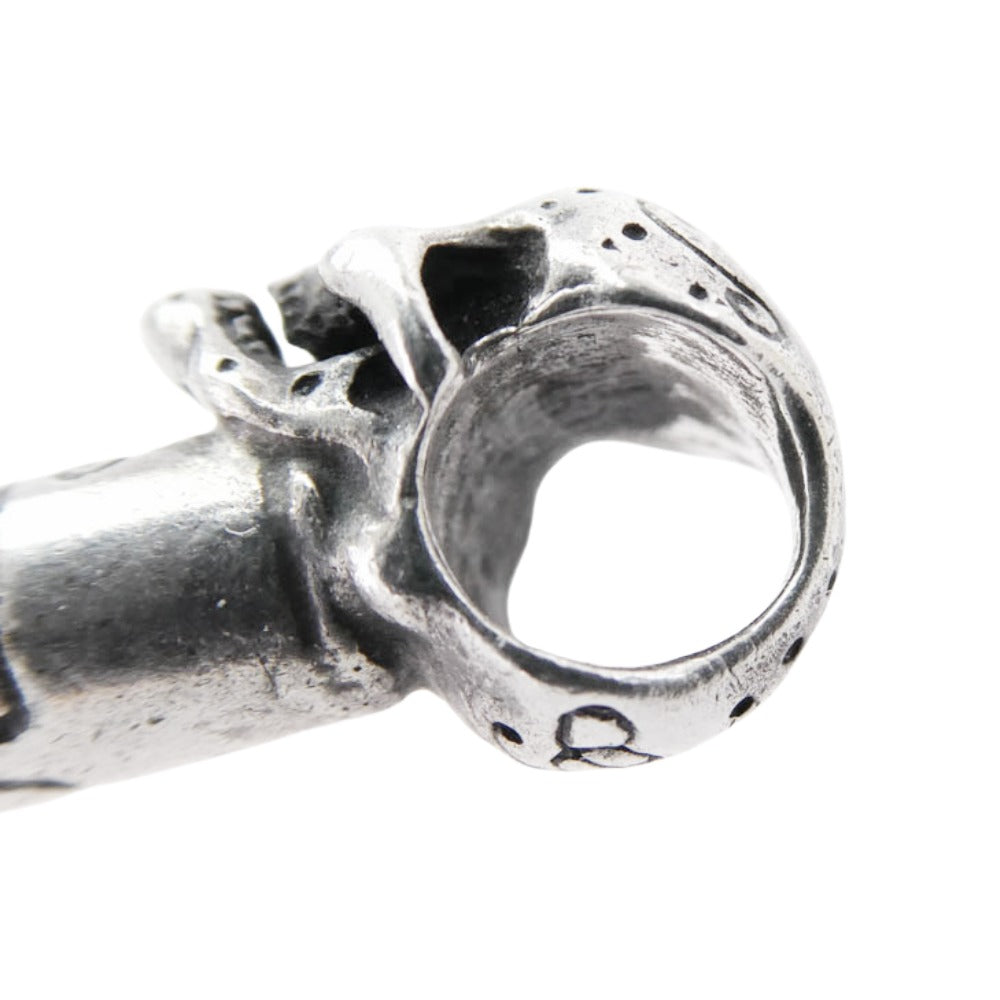 GALCIA ガルシア SKULL バレット  スカル ペンダント トップ シルバー系【中古】 GALCIA ガルシア SKULL バレット スカル ペンダント トップ シルバー系