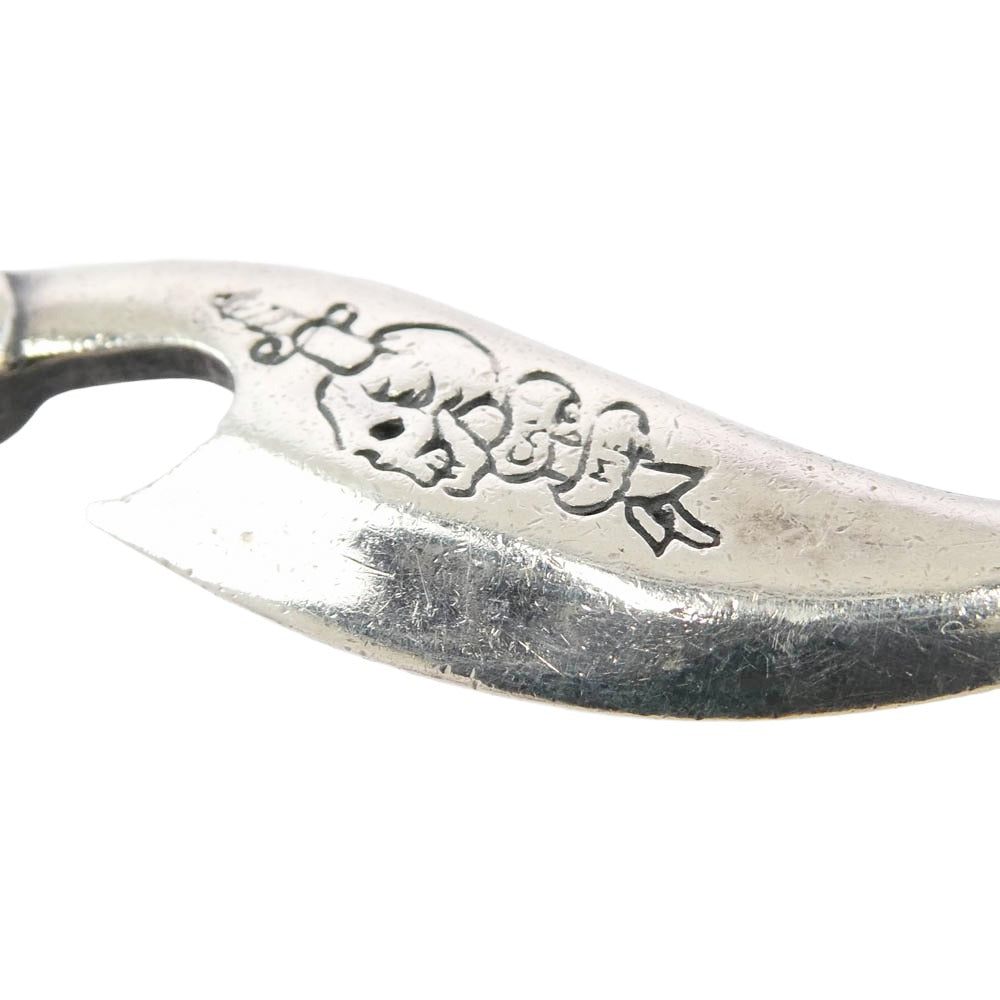 GALCIA ガルシア SKULL コンビ スカル ペンダント トップ シルバー系【中古】